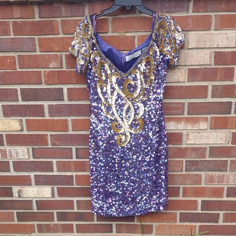 Della Roufogali Niteline Mini Sequined Dress